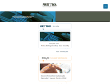 Tablet Screenshot of first-tech.com